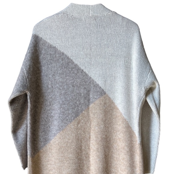 Sincerely Jules Color Block Long Open Cardigan Sweater SZ 1X - Picture 5 of 8